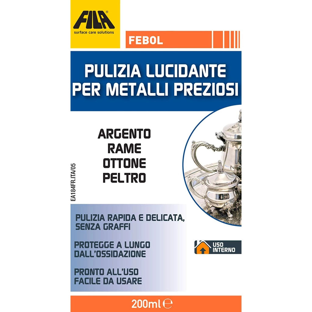 Lucidante per argenteria Febol FILA 200ml