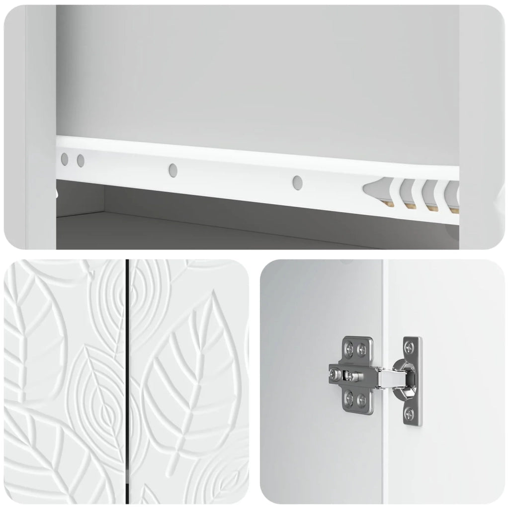 Credenza Bianco 66 x 34,5 x 90 cm Legno ingegnerizzato 895085