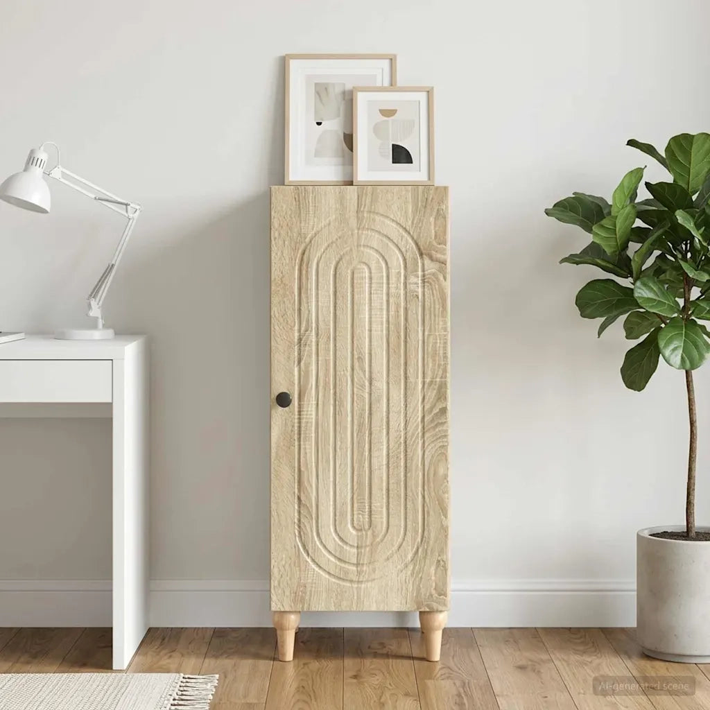Credenza Rovere Sonoma 33 x 34,5 x 90 cm Legno ingegnerizzato 894137