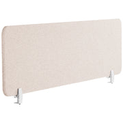 Pannello Divisorio Fonoassorbente per scrivania in PET beige 160 x 40 cm tavolo ufficio