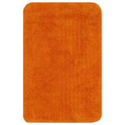 Set Tappetini per Bagno 3 pz in Tessuto Arancione CFW8693379