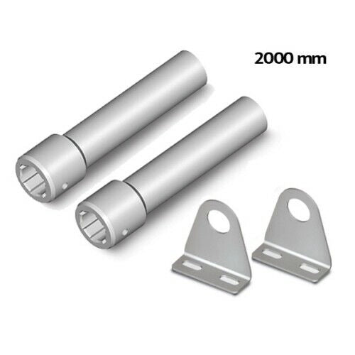 COPPIA ALBERI DI TRASMISSIONE L 2000 MM ROGER LT308 AUTOMAZIONE AUTOMATISMI