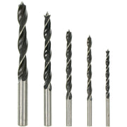 Trade Shop - Set Kit 5 Pezzi Punte Punta Per Trapano Foratura Fori Su Ferro 4-5-6-7-8 Mm -