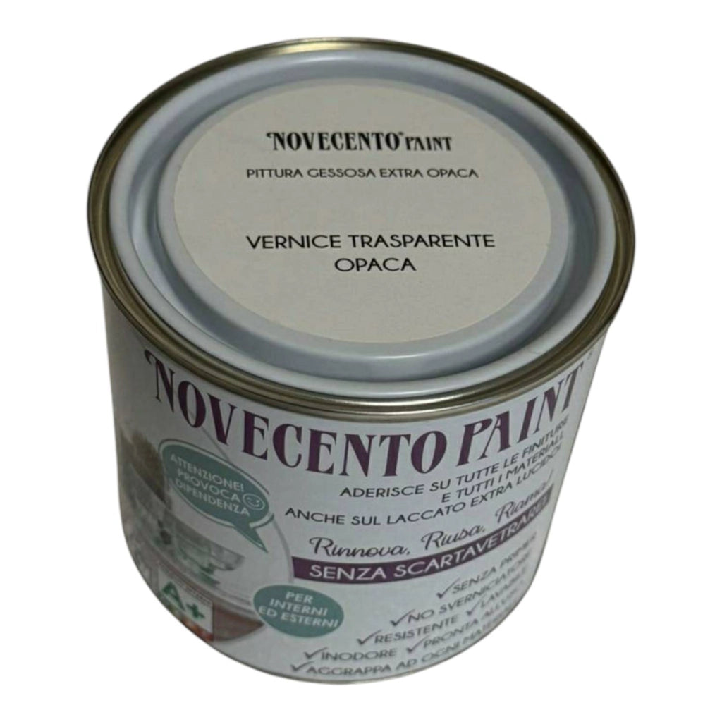 NOVECENTO PAINT 500 ML VERNICE TRASPARENTE OPACA