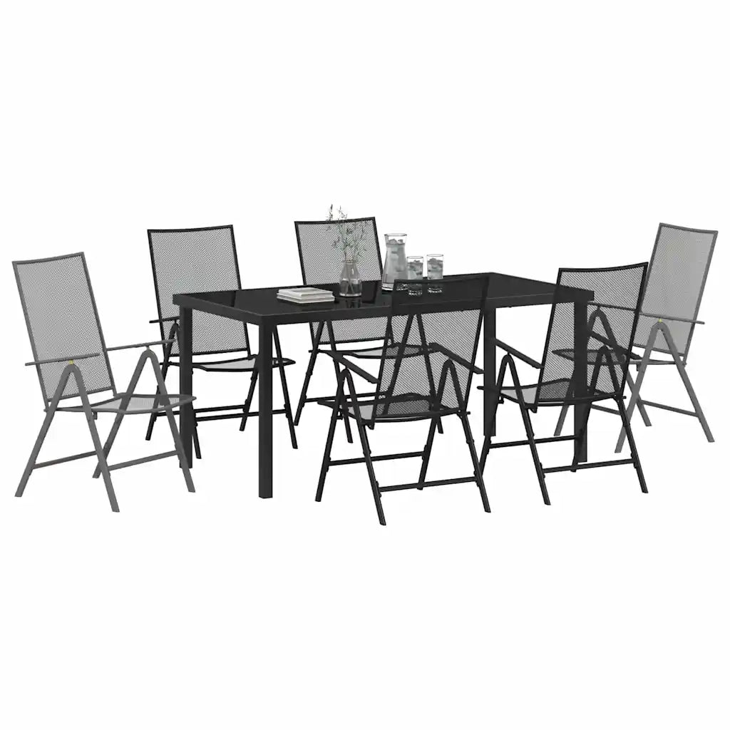 Set da Pranzo per Giardino 7 pcs Antracite 3379293