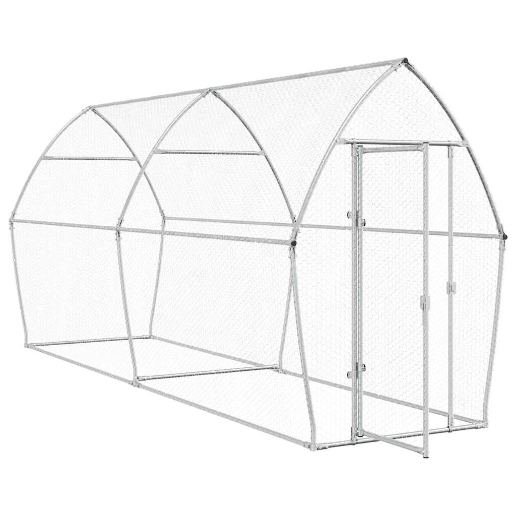Gabbia per polli Silver 400 x 105 x 182 cm in acciaio zincato Silver 02_0041670