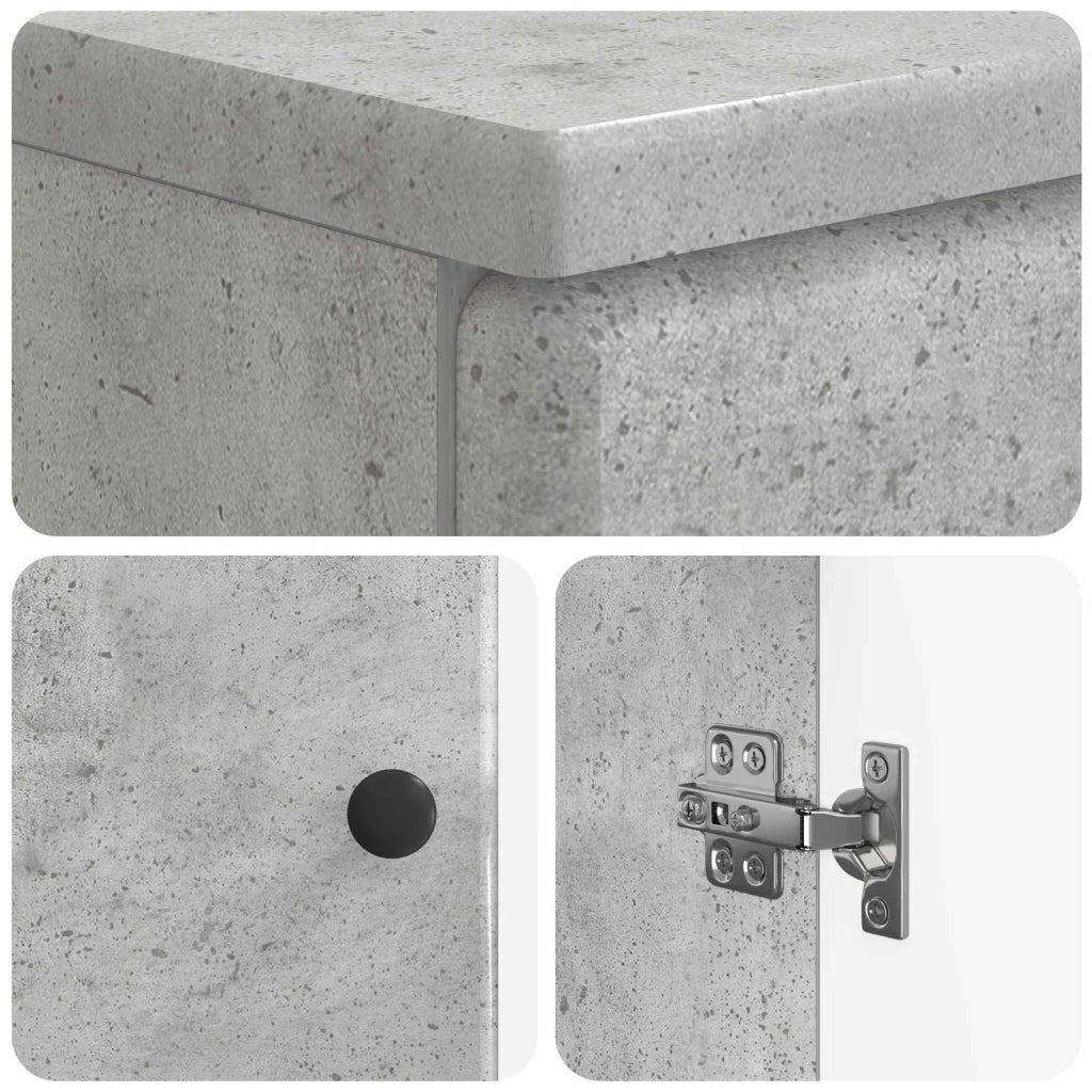 Armadio per Lavabo da Bagno BREDA Grigio Cemento 897448