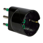 FME 82.611 ADATTATORE 16A 2P+T SCHUKO GARANTI NERO- 50,0 pz