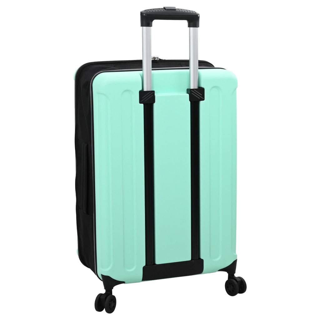 Valigia Pieghevole Guscio Duro 24'' Verde Menta 43x27x66 cm ABS