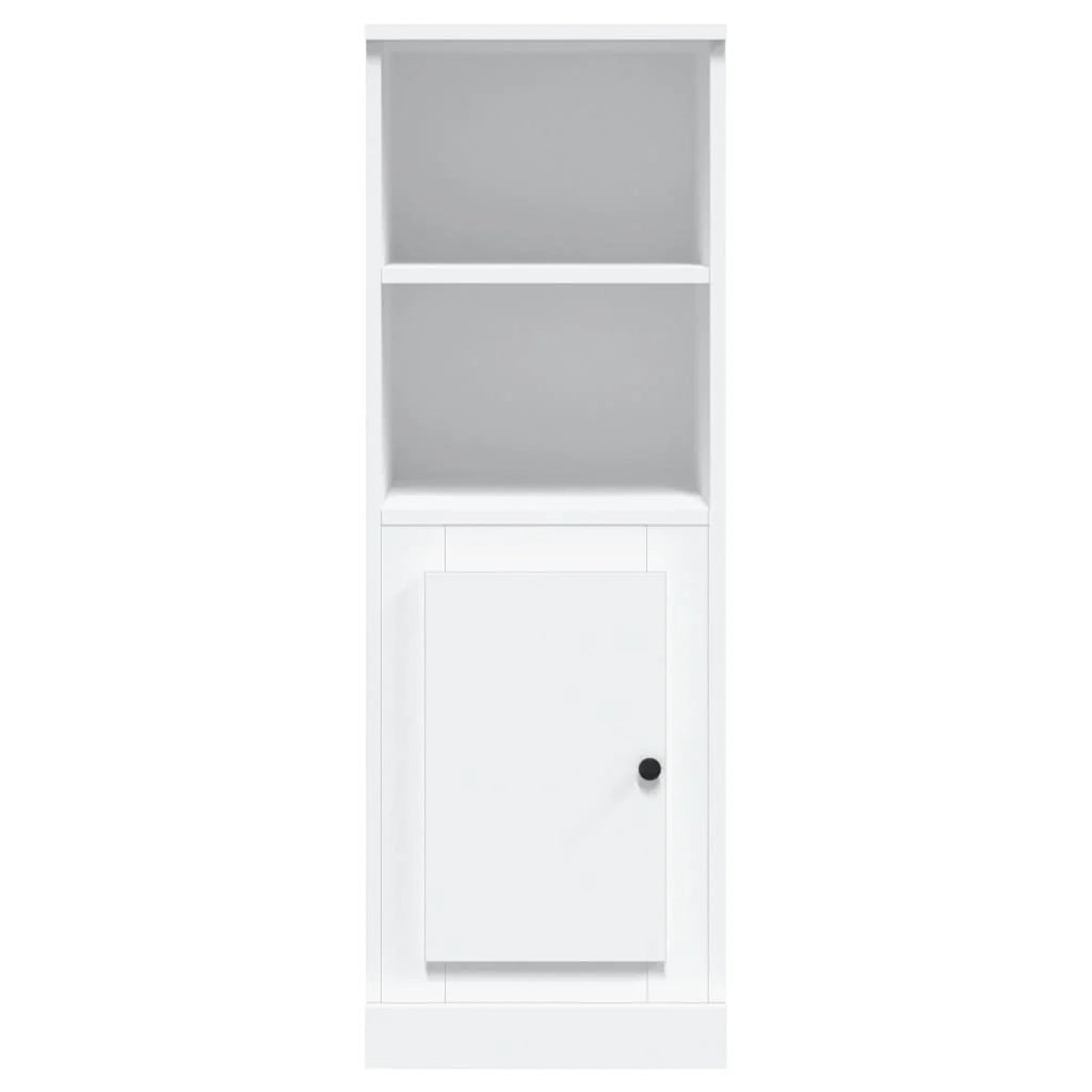 Buffet credenza cassettiera mobiletto mobile contenitore organizer cucina soggiorno salotto alto 36 x 35,5 x 103,5 cm legno ingegnerizzato bianco 02_0032437