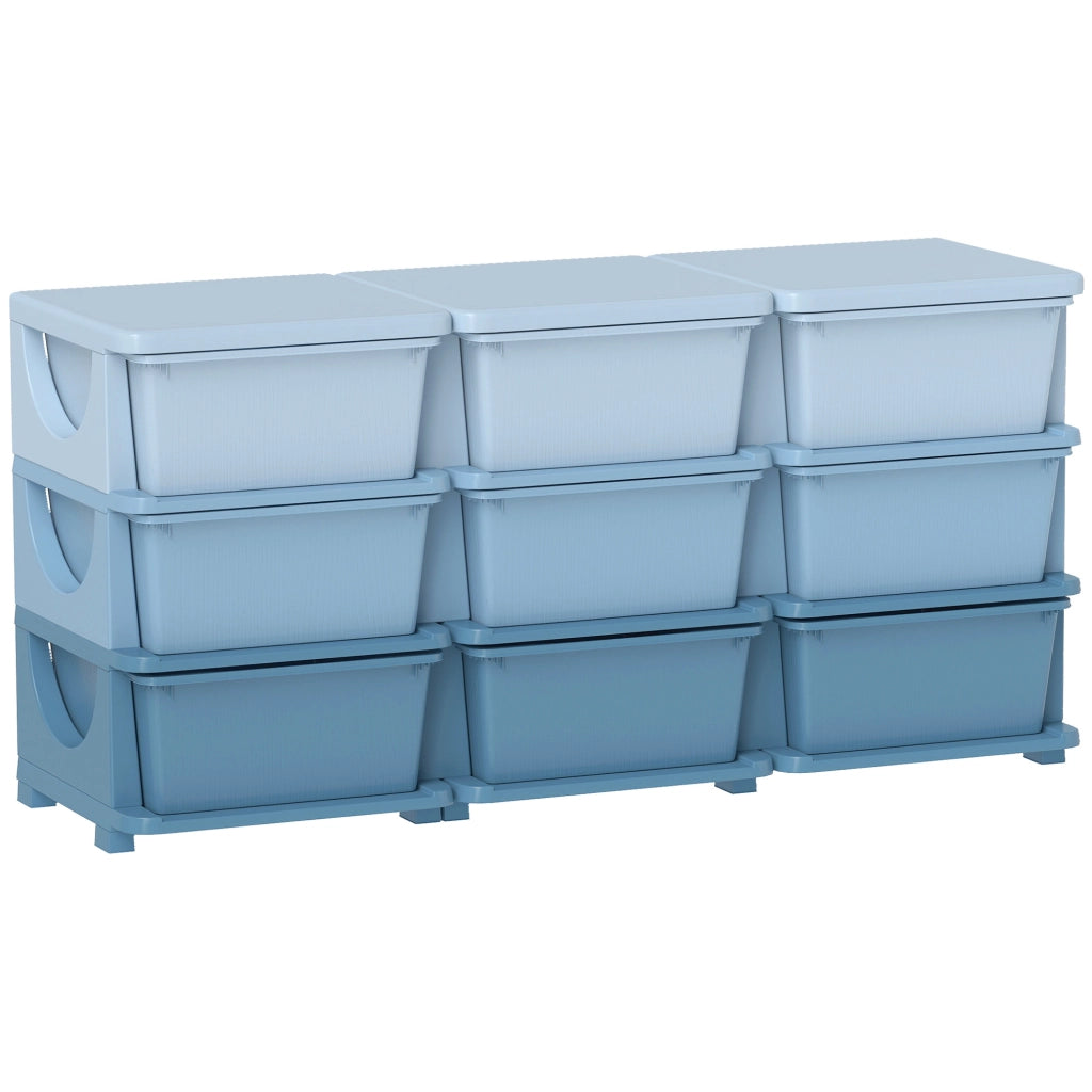 Cassettiera 9 Cassetti per Bambini ¨C Zephmum ¨C Blu