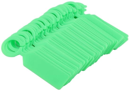 Etichette per Piante 100 Stuks - Etichette in Plastica Riciclabili - Impermeabili all'Acqua - Resistenti al Solare - Facili da Pulire - Ideali per l'Identificazione delle Piante