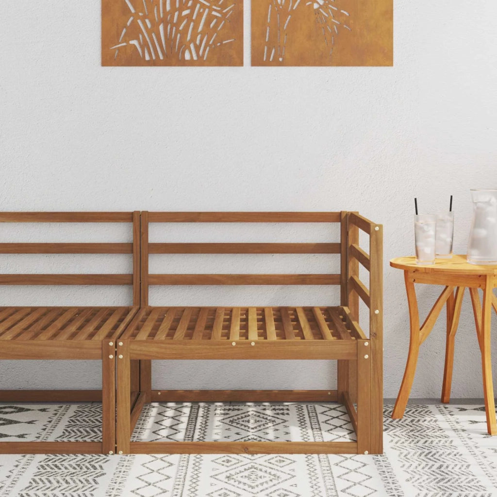 Divano Angolare da Esterno Naturale 83 x 83 x 73 cm