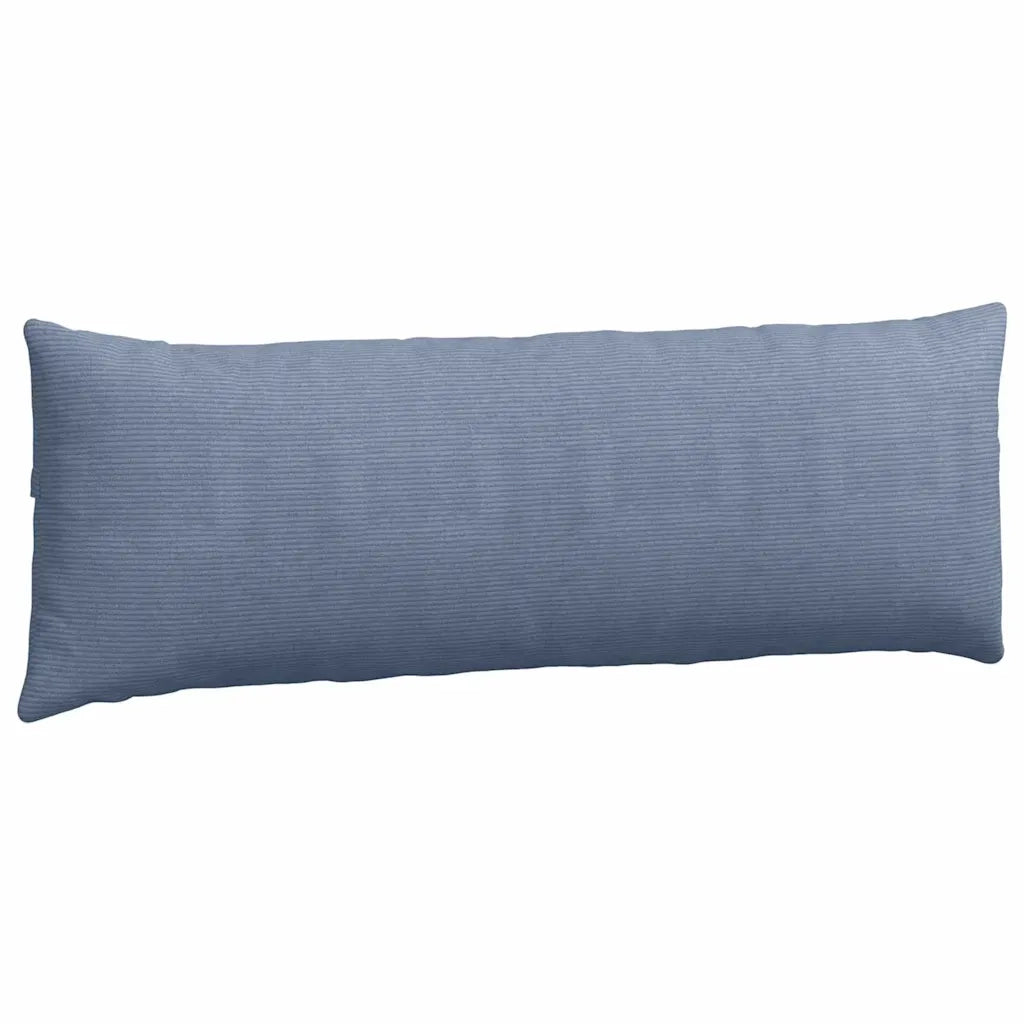 Cuscini da Divano 2 pz | Cuscini per sedie Blu 120 x 40 cm Tessuto in Cords