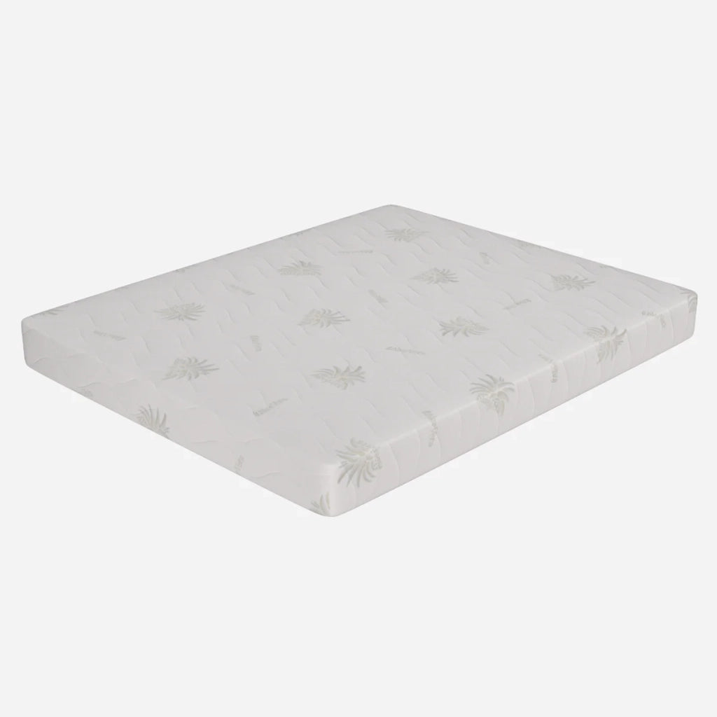 Materasso Singolo 80x200 Sfoderabile, Alto 19 cm - Waterfoam, Rivestimento in Aloe Vera | Lupin I