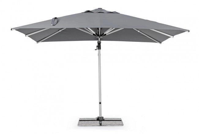Ombrellone da Giardino Decentrato 3x3x2,51h m Ines Grigio Scuro