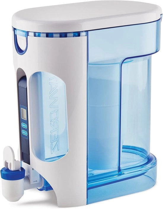 Filtro acqua 12-cup con 5-trappola filtrazione e rilevatore TDS per l'acqua più pura