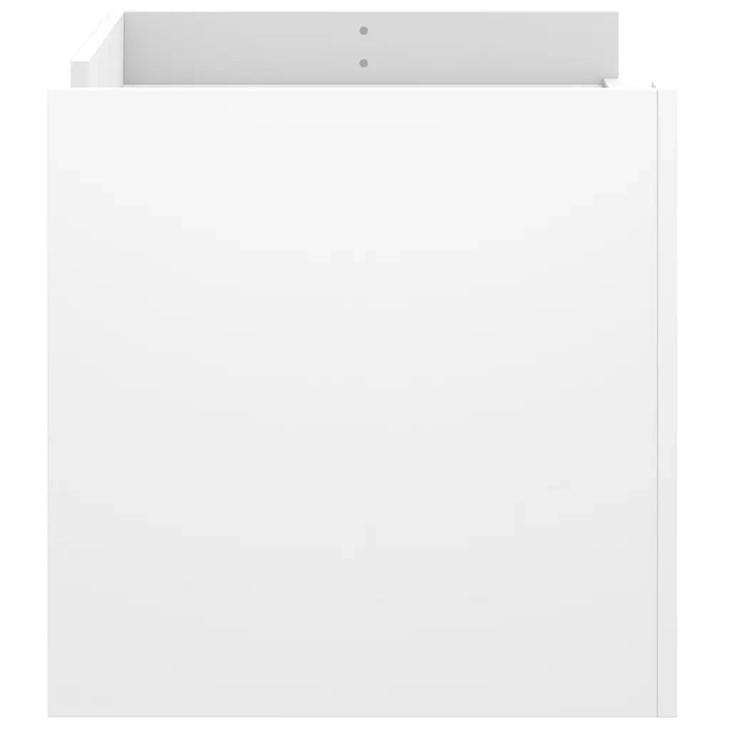 vidaXL Tavolino da Salotto Bianco 100x50x50 cm in Legno Multistrato