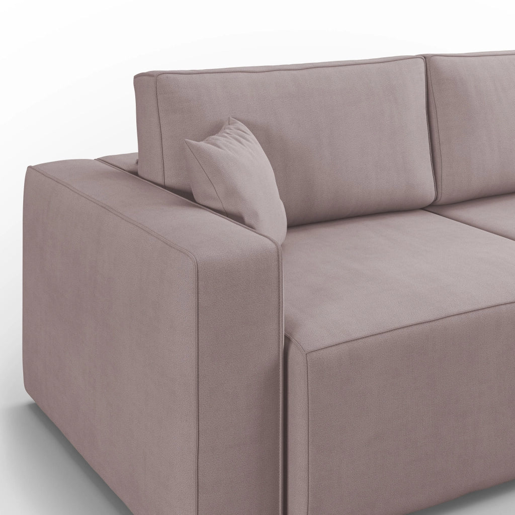 Morfeo Divano in tessuto impermeabile 215 cm rosa