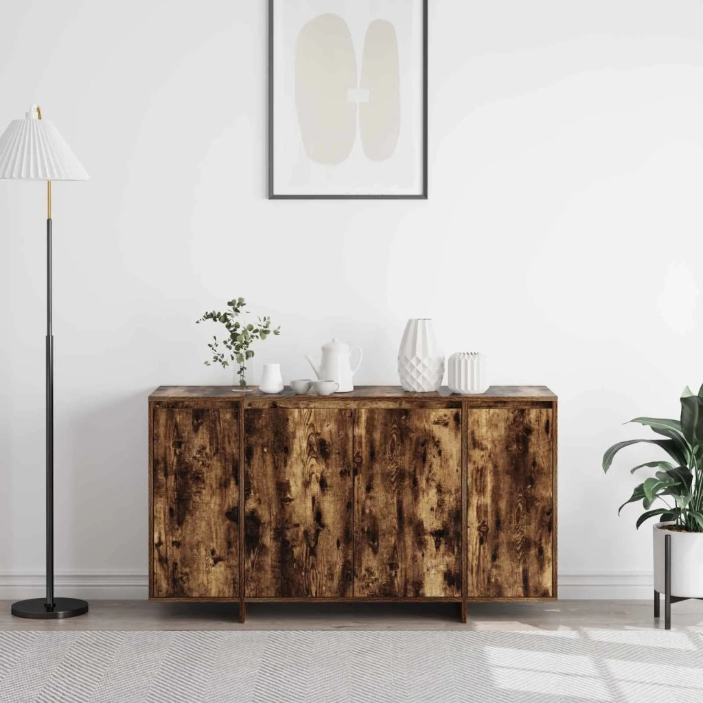 Credenza Rovere fumé 135 x 41 x 75 cm Legno multistrato 3333890