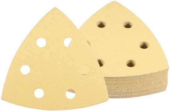 Set di carta abrasiva 24 pezzi - Dimensione della polvere 40-3000 - Adatto per legno/metallo - Antistatico - 9 x 9 cm - Ossidiana di alluminio di alta qualità - Dischi abrasivi