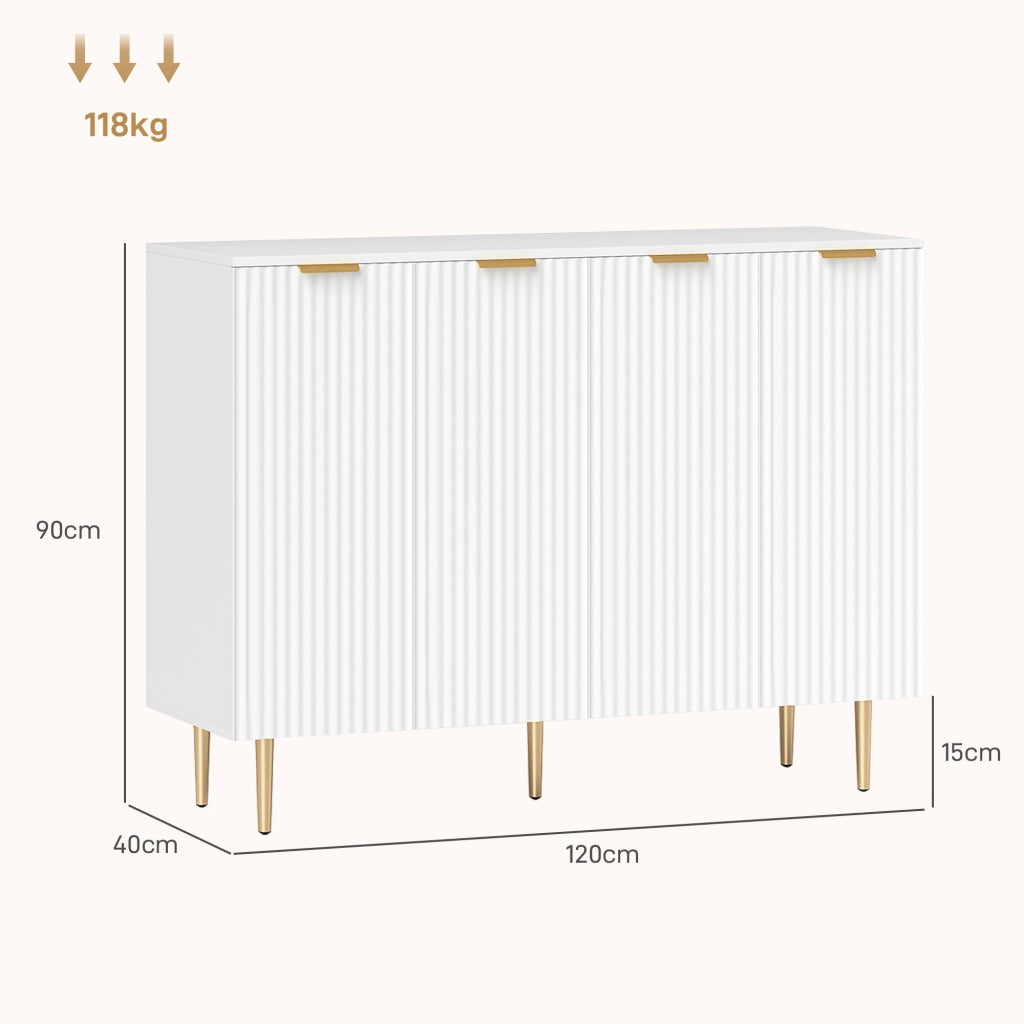 Armadio da cucina ¨C zephmum ¨C bianco 120x40x90 cm