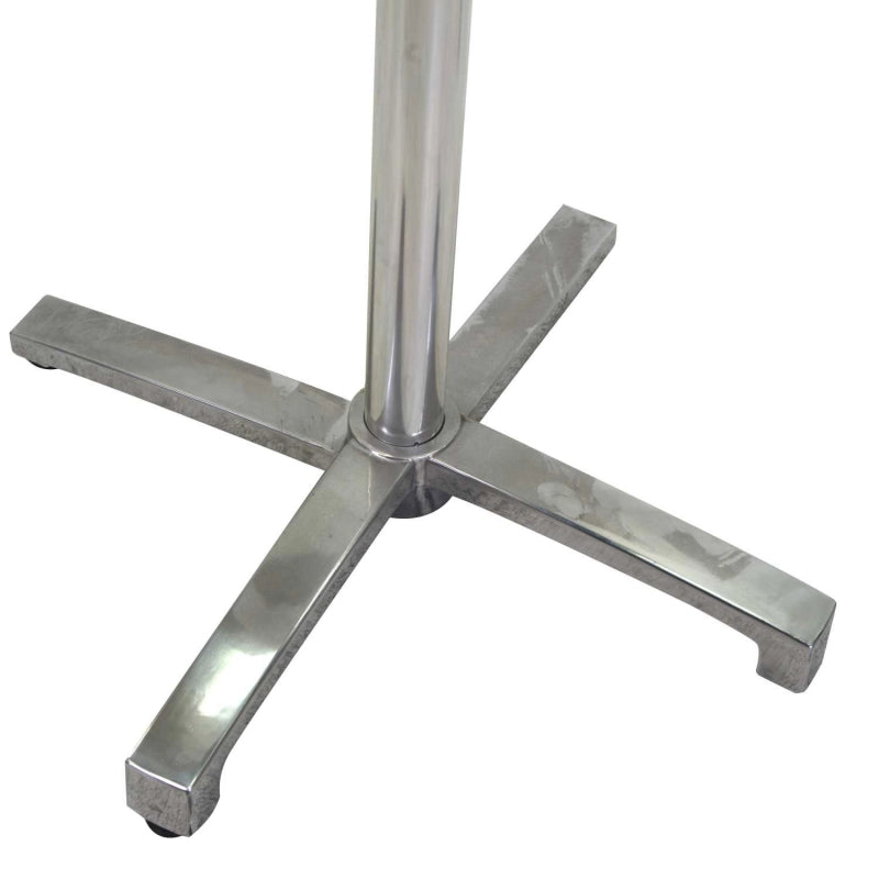Base tavolo alluminio Lucas grigio ribaltabile cm 52x52h72