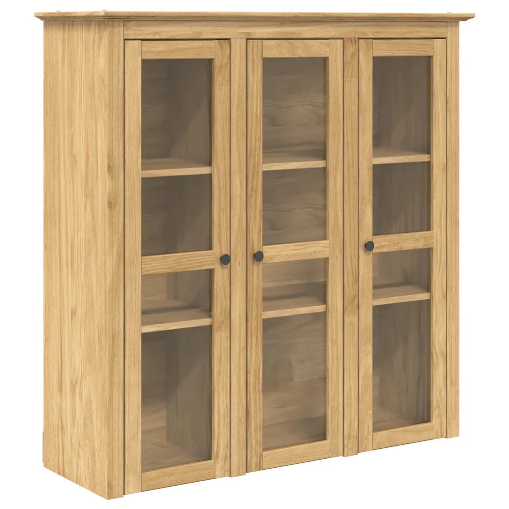 Armadio con Porte in Vetro BODO Marrone miele CFW4415884