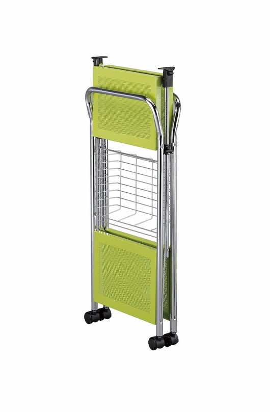 Carrello da Cucina Pieghevole Verde in Acciaio Tosini TA019G