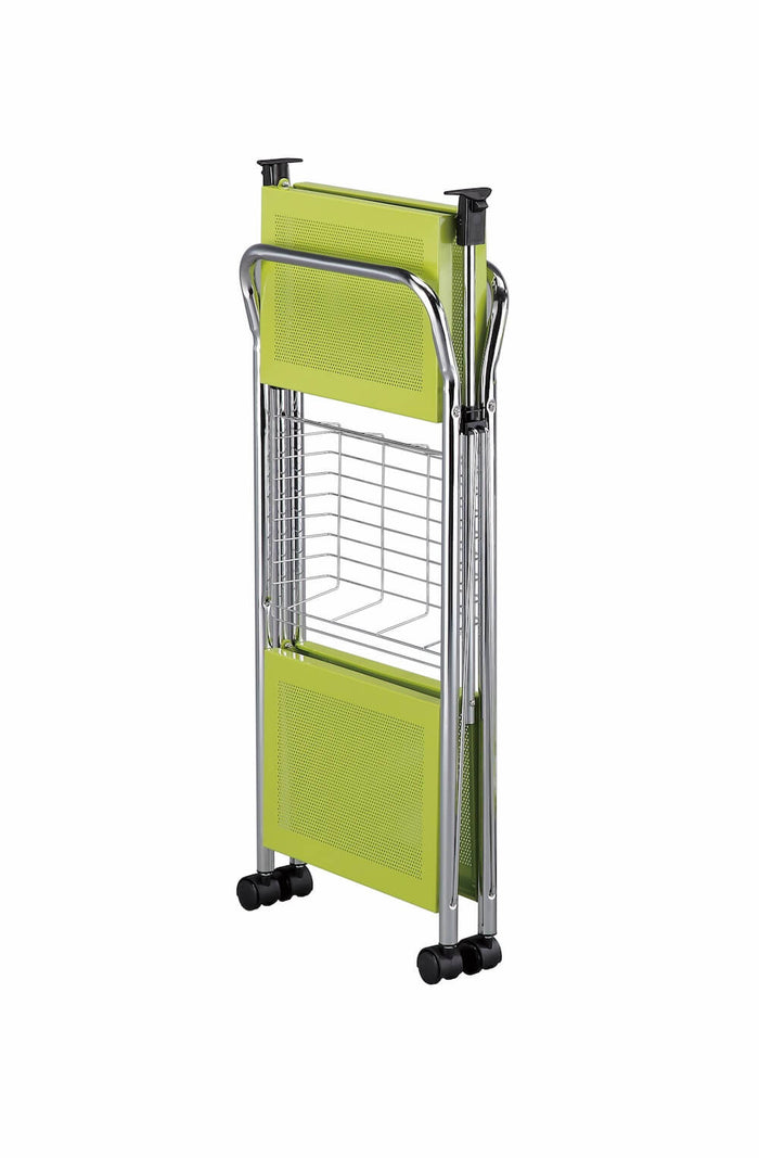 Carrello da Cucina Pieghevole Verde in Acciaio Tosini TA019G