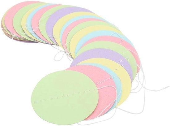 Set di Slingue Circolari da 5 Unità - Decorazioni per Feste - Materiali di Alta Qualità - Possibilità di Decorazione Creativa