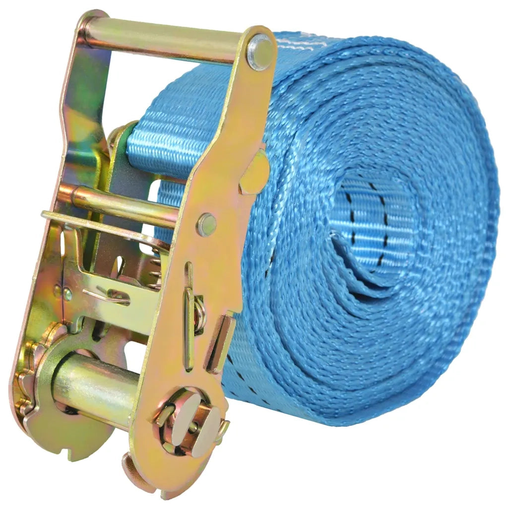 Cinghie d'Ancoraggio 4 pz a Cricchetto 2 T 6mx38mm Blu CFW1056126