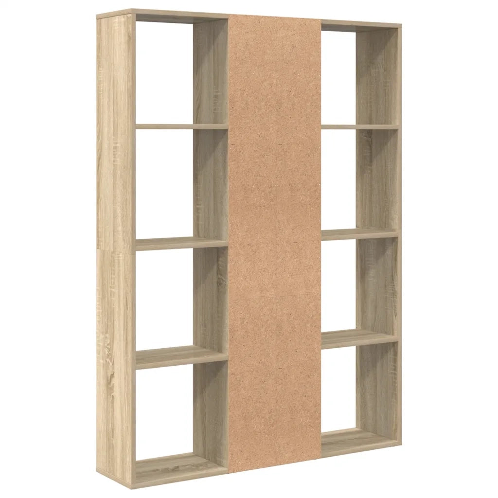 Libreria/Divisorio Rovere Sonoma 100x24x140cm Legno Multistrato 800444