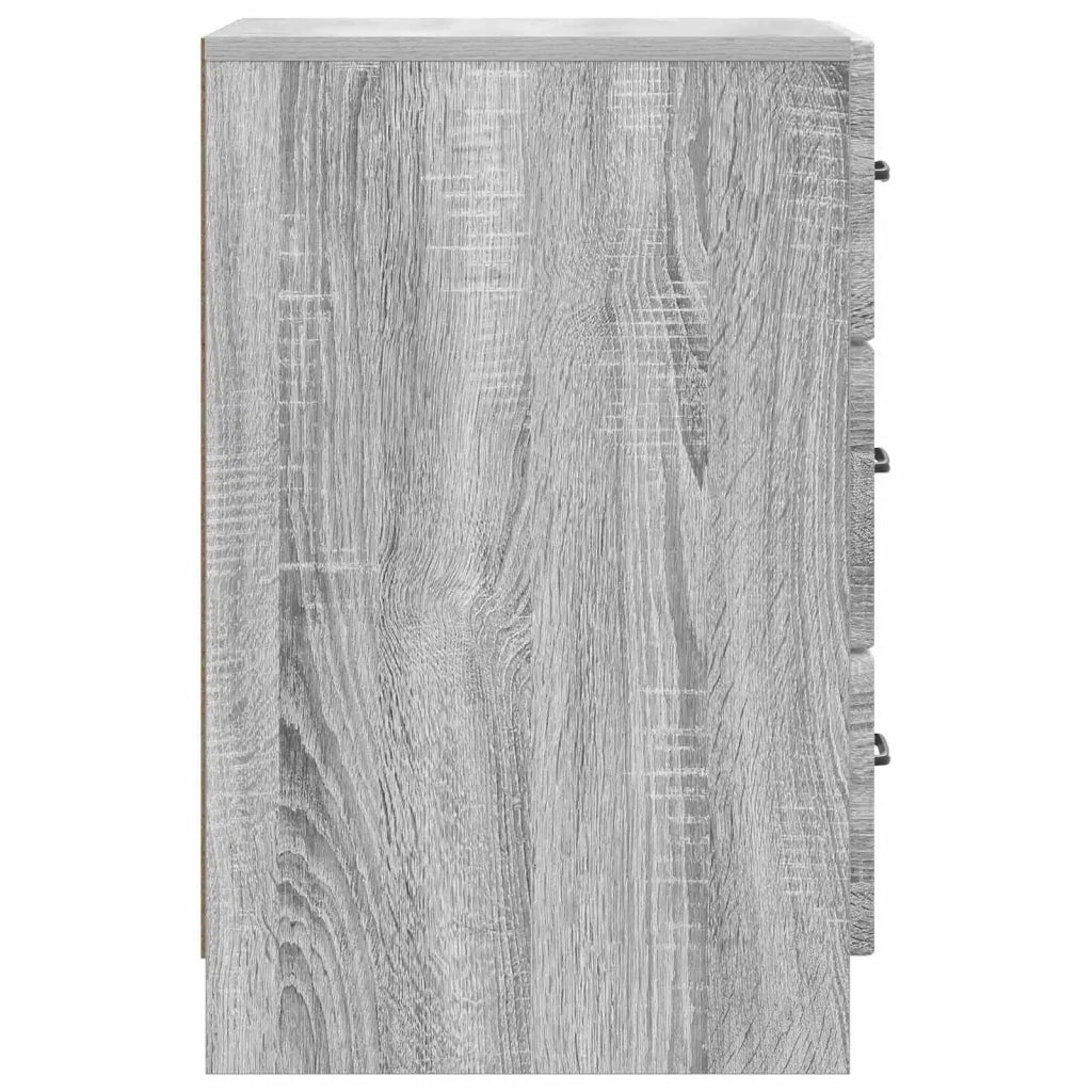 Comodino | Armadio da Notte | Mobiletto da notte con cassetto Grigio Sonoma 43 x 41 x 63,5 cm