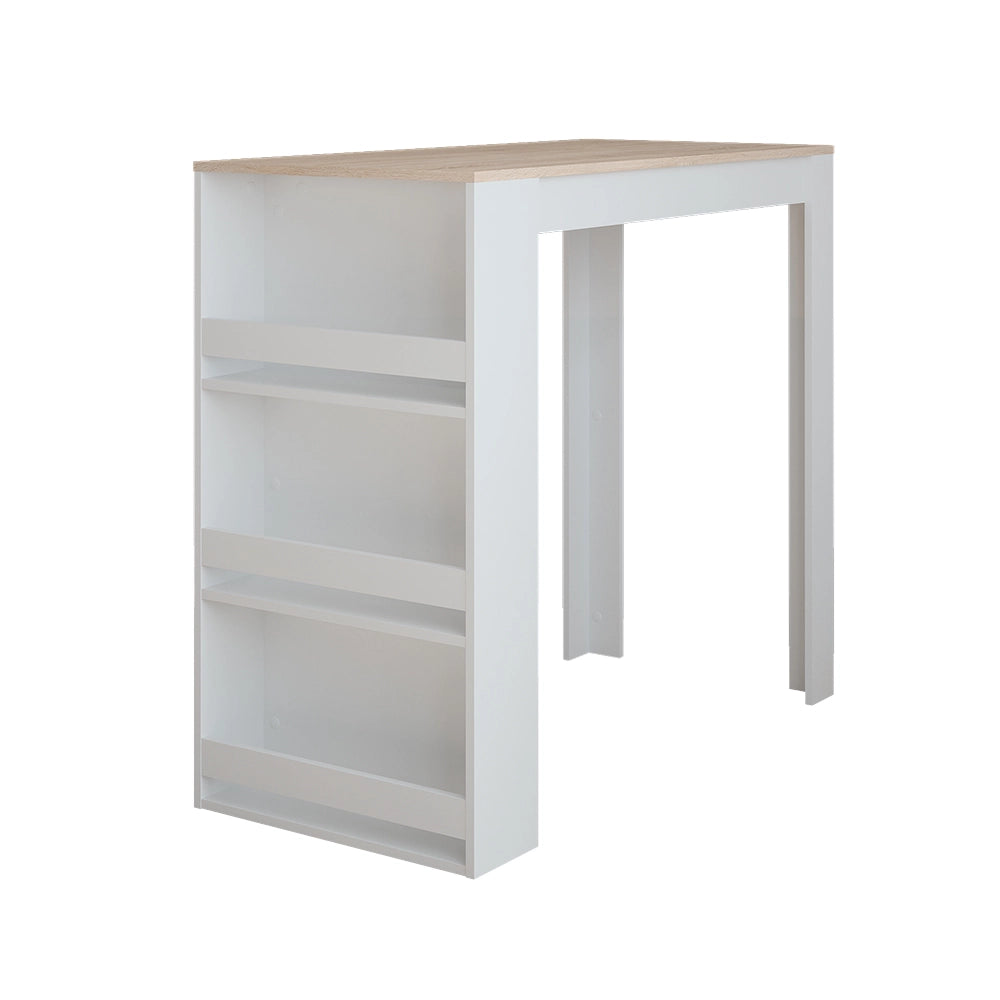 Vicco Tavolo da bar Bianco/Sonoma 57 x 117 cm