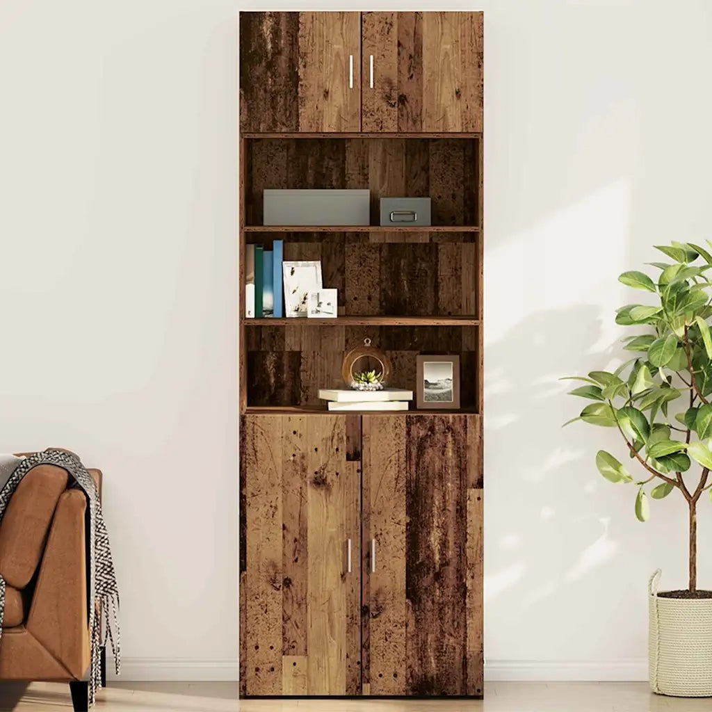 Armadietto a Muro | Mobile a Parete Legno vecchio 80 x 42.5 x 40 cm