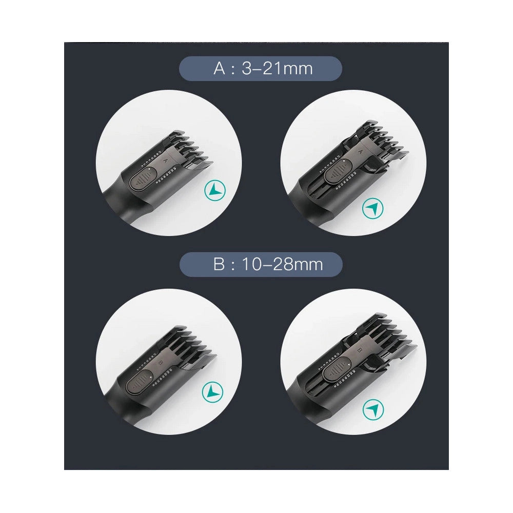 Trade Shop - Tagliacapelli Barba Trimmer Professionale Ricaricabile Usb Impermeabile Vgr V230 -