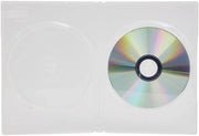 5 Scatole di Protezione per DVD Transparenti - Doppie - Alta Protezione per i Dischi - 14mm di Diametro - Sicure e Durature - Contenitore per DVD - Adatto per Tutti i Tipi