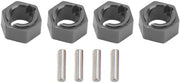 Adattatore per ruote 7mm a combinazione in alluminio per auto RC