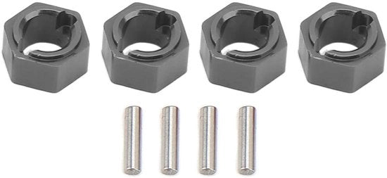 Adattatore per ruote 7mm a combinazione in alluminio per auto RC