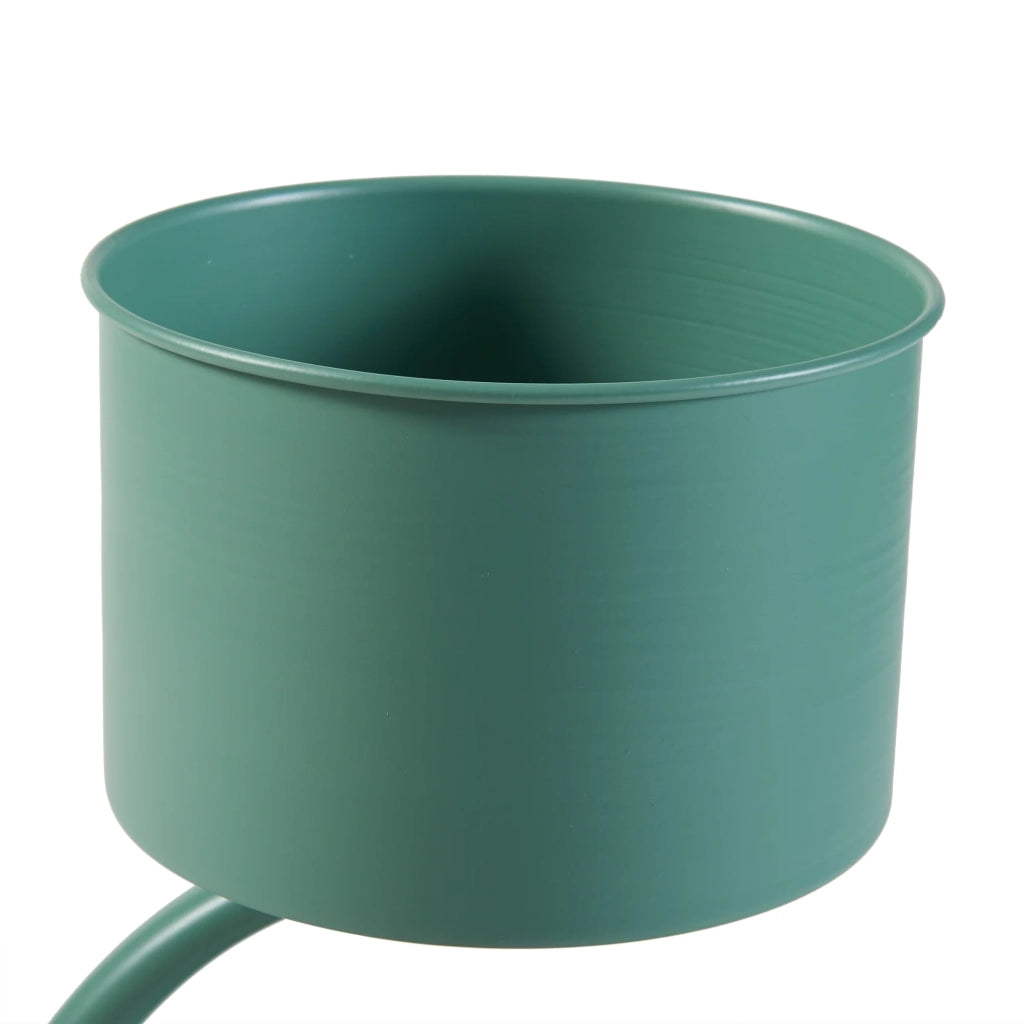 Portavasi da esterno 63 x 29 x 21 cm metallo verde 03_0010314
