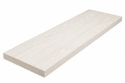 Mensola Squadrata Frassino Bianco 60 x 1,8 x 100 cm 5 Pezzi