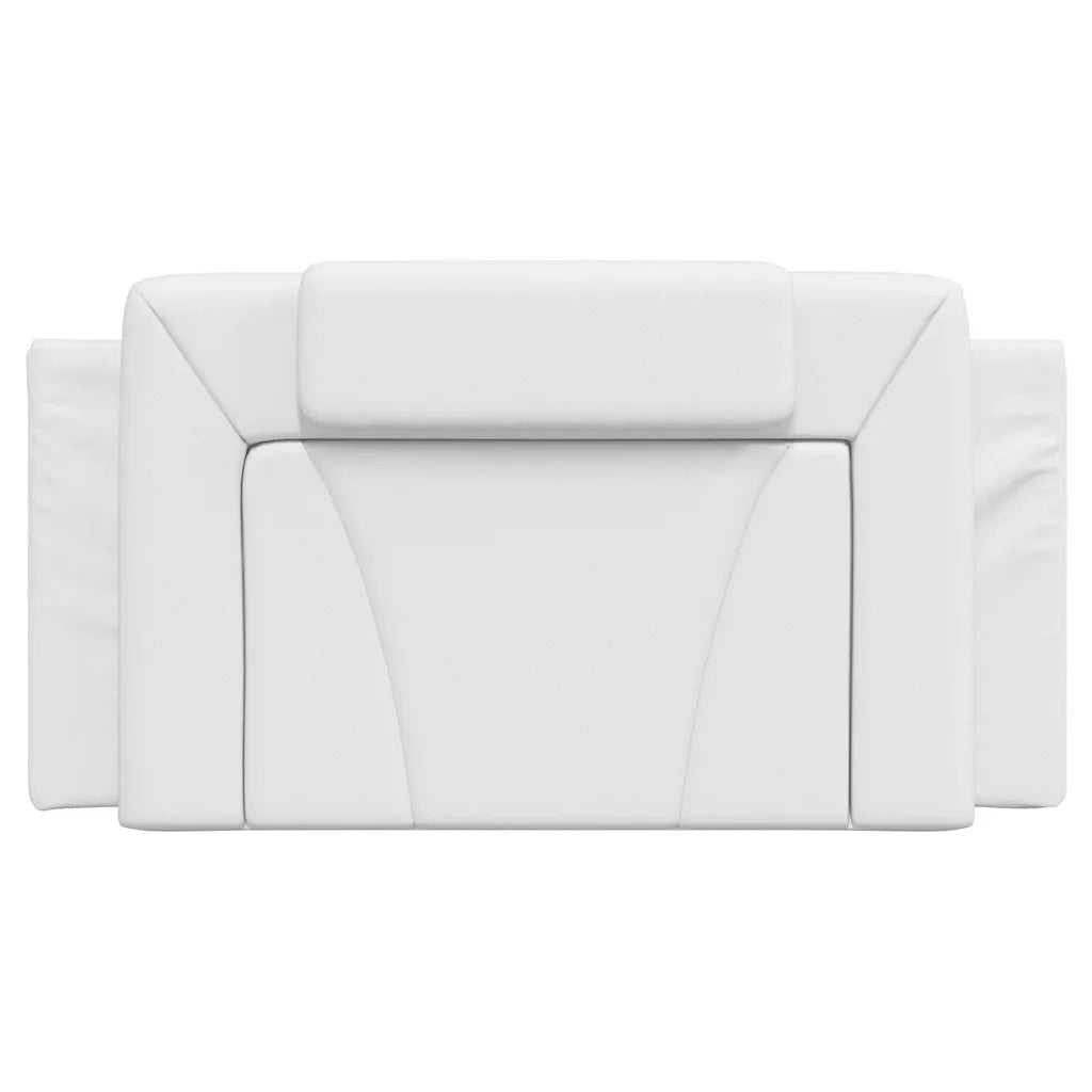 Cuscino Testiera Viana Bianco 100 cm in Similpelle CFW4079425