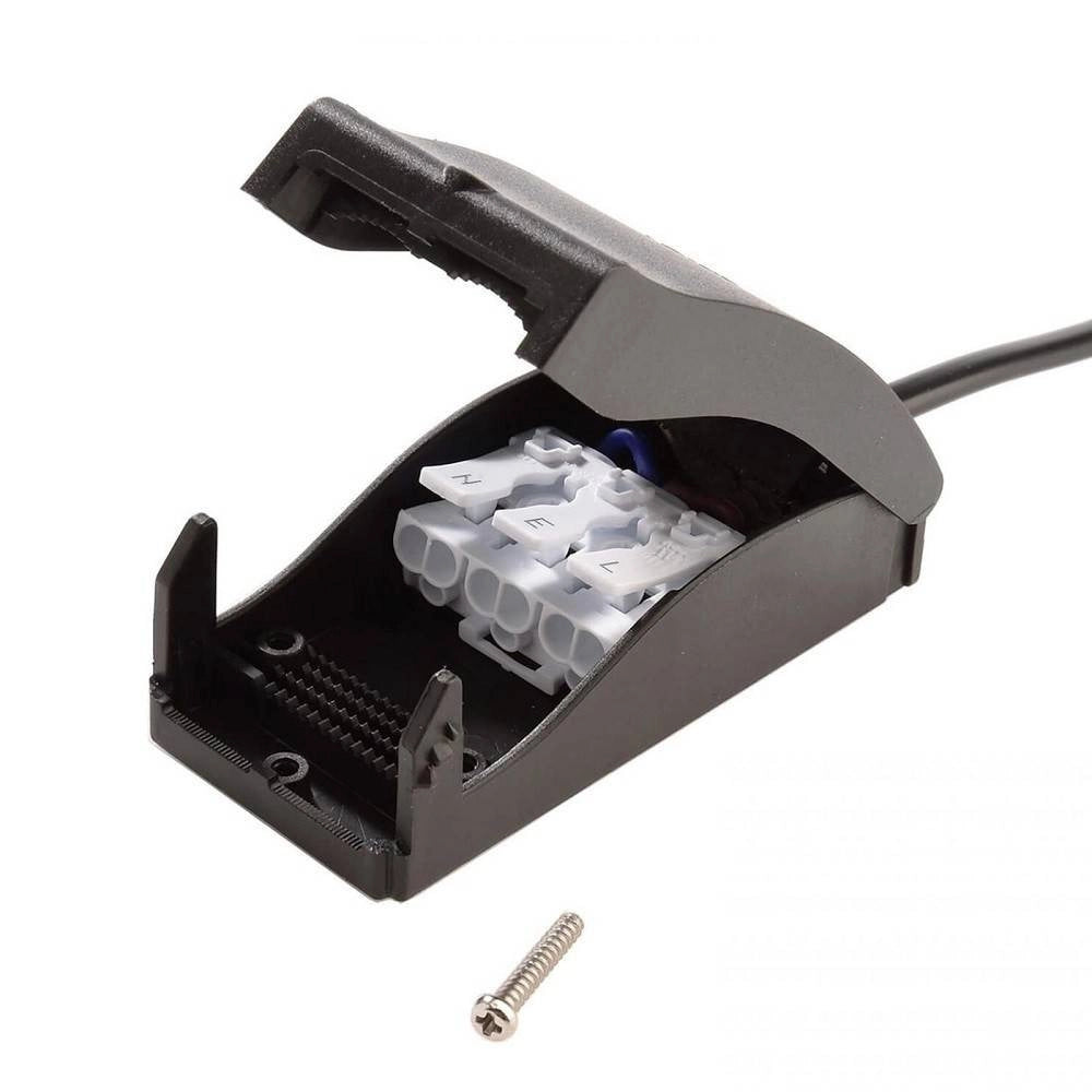 Trade Shop - Scatola Di Connessione Rapida 2 Vie 230 V 3 Pin 10 A Cablaggio Passante Max 16 A -