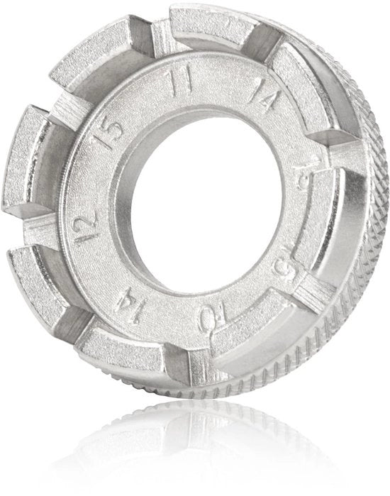 Spaaksleutel universale per bicicletta - Universale spannatura per ruote - Grip antiscivolo - Acciaio inox - Gli strumenti per ruote - Ideale per riparazioni di biciclette - 6 misure