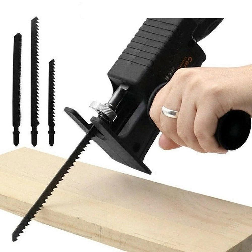 Trade Shop - Kit Adattatore Conversione Da Trapano A Seghetto Alternativo Gattuccio Art.07205 -