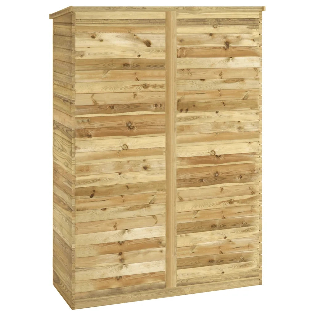 Rimessa Attrezzi da Giardino 123x50x171cm in Pino Impregnato 46361