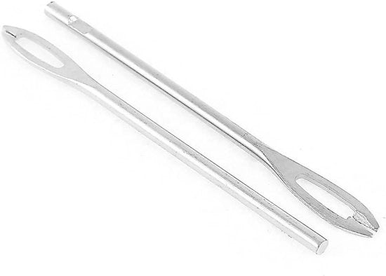 Set di ago per riparazione di cavi 4" - 2 pezzi - manico T - ago per iniettare plug - attrezzi