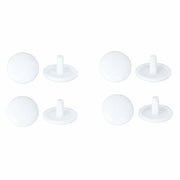 CAPPUCCIO COPRIVITE PER VITE TRUCIOLARE colore bianco - pz 100  - Blister Koncreto