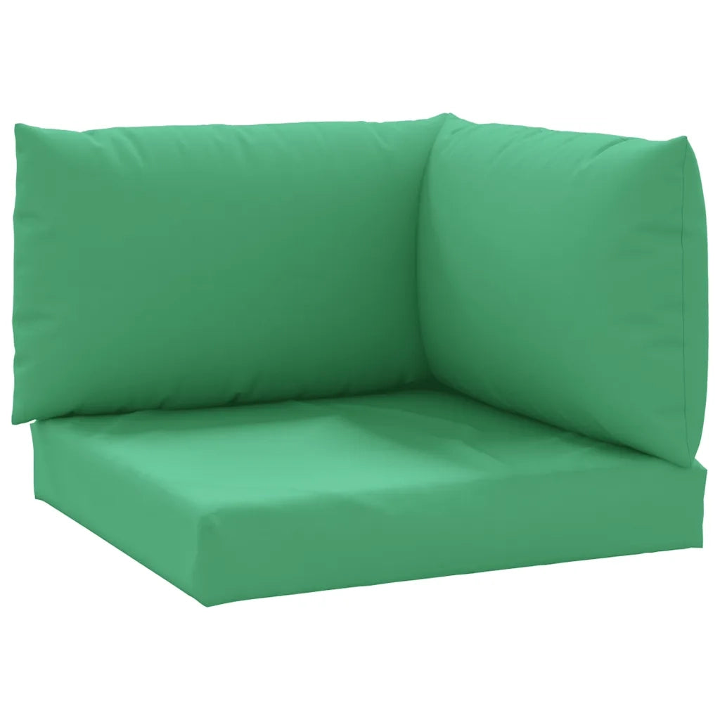 Cuscini per Pallet 3 pz Verdi in Tessuto Oxford 315069
